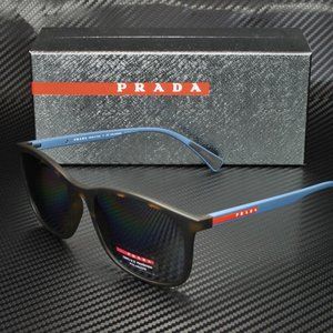 Prada Men's Havana and Grey Rubber Sunglasses!